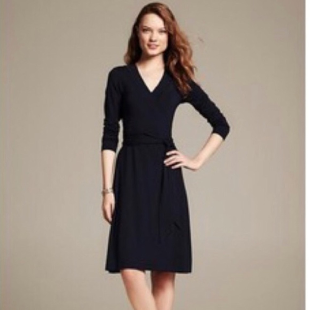 Banana republic wrap dress